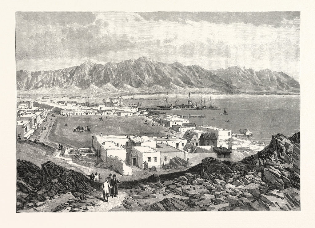 Detail of Russian Military Positions in Asia: Krasnovodsk, on the Caspian Sea, 1885 by Anonymous