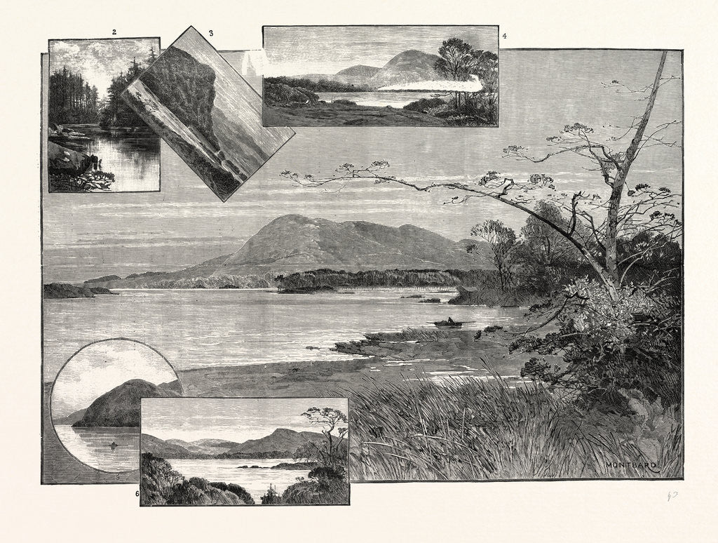 Detail of The Lakes of Killarney by Anonymous
