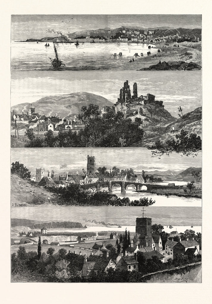 Detail of Opening of the Wareham and Swanage Railway, 1885. by Anonymous
