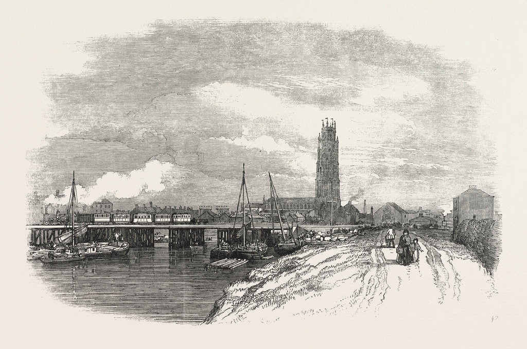 Detail of Opening of the Great Northern Railway, Boston, UK, 1848 by Anonymous