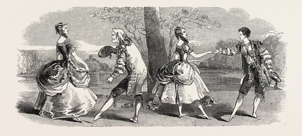 Detail of Christmas at the Theatres: Lyceum: Scene from the Golden Branch. 1848 by Anonymous