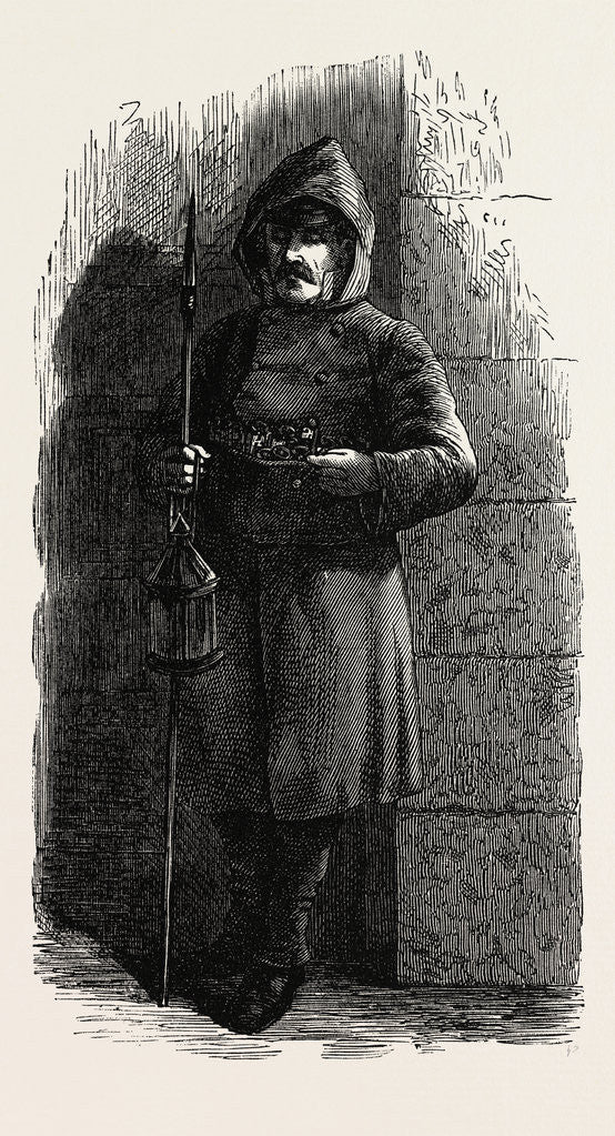 Detail of Madrid Night Watchman, 1873 by Anonymous
