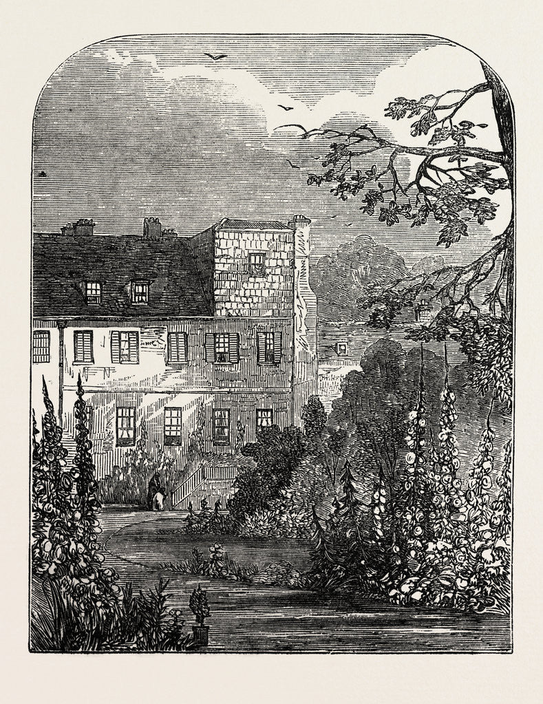 Detail of House at Highgate in which Coleridge the Poet Died, 1858 by Anonymous