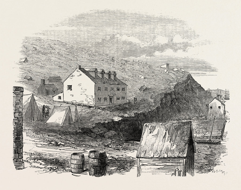 Detail of California: The Fremont Hotel, San Francisco, United States of America, 1850 by Anonymous