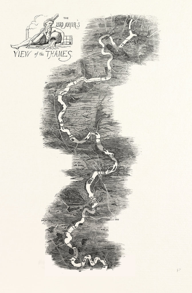 Detail of The Lord Mayor's View of the Thames by Anonymous