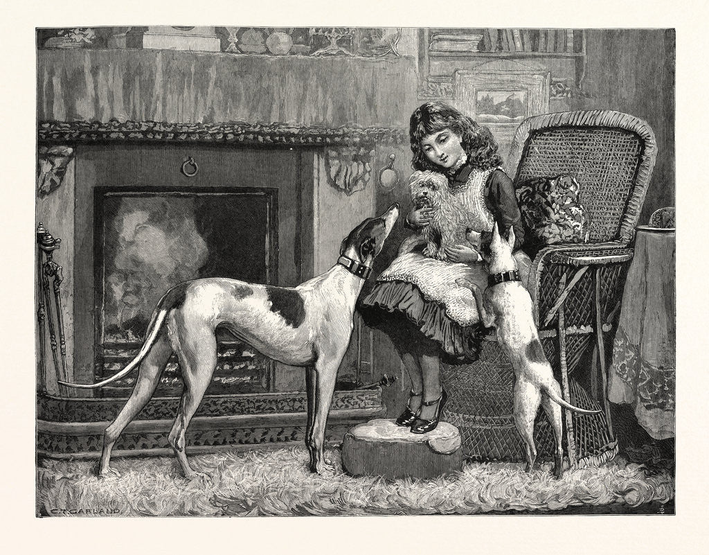 Detail of The New Love, 1883 by Anonymous