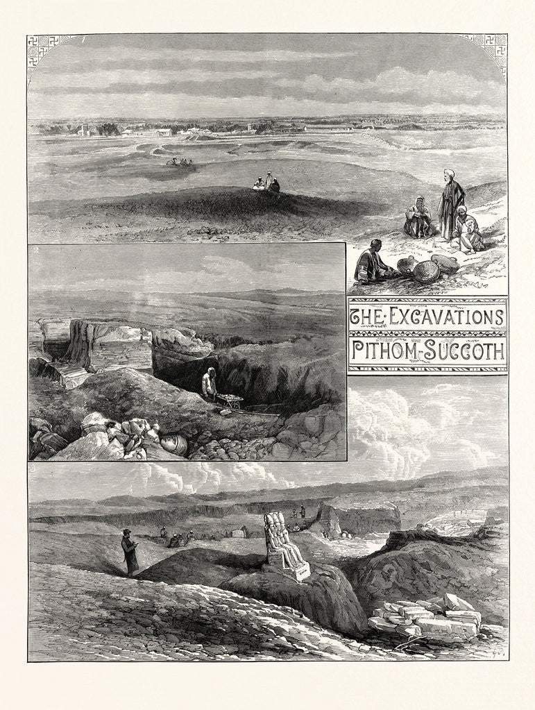 Detail of A Burried City of the Exodus by Anonymous