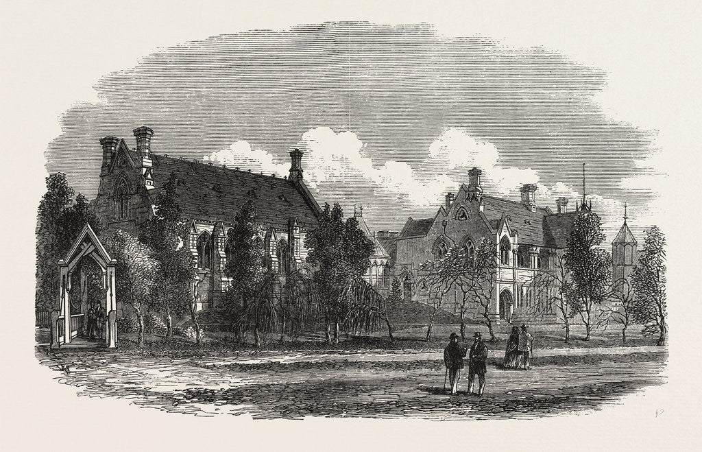 Detail of The Museum, Government Buildings, Canterbury, New Zealand, 1868 by Anonymous