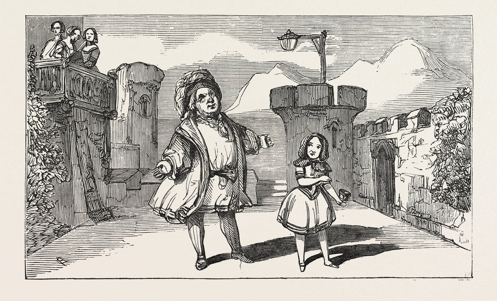 Detail of Christmas Pantomimes: Adelphi. Scene from the Christmas Tale of Little Red Riding Hood. UK by Anonymous