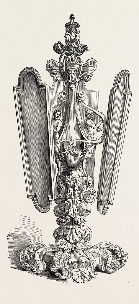 Detail of Stand for Pictures. 1851 by Anonymous