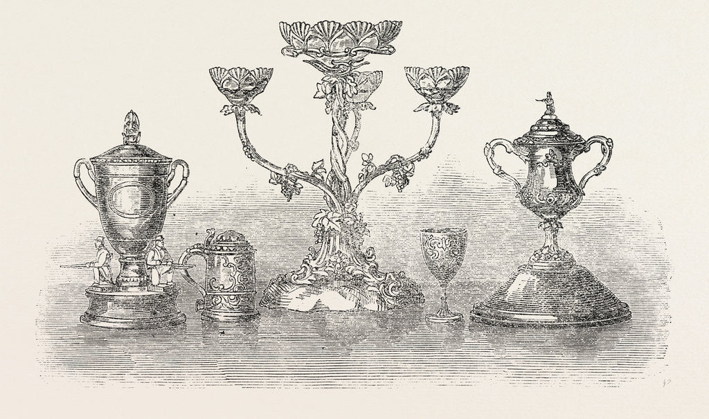Detail of First Surrey Rifles Prizes: The Ladies' Challenge Cup by Anonymous