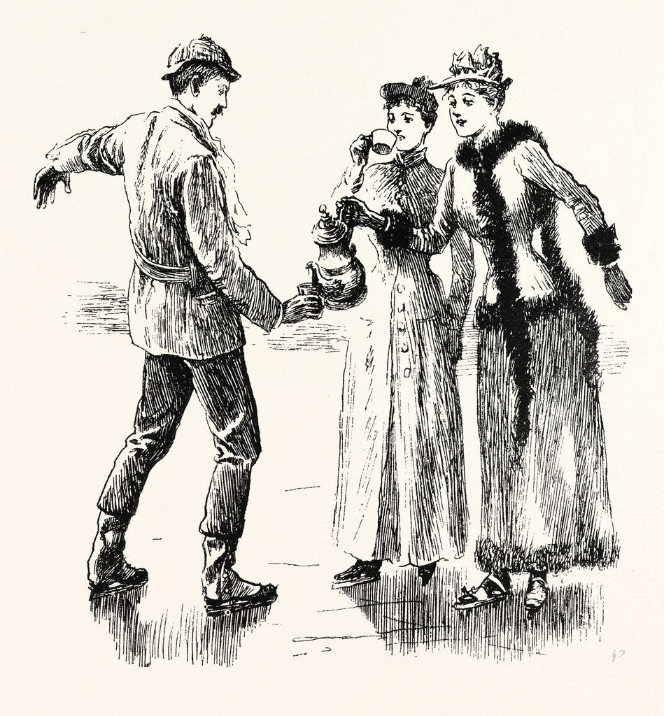 Detail of Skating: Pouring Out Coffee Under Difficulties by Anonymous