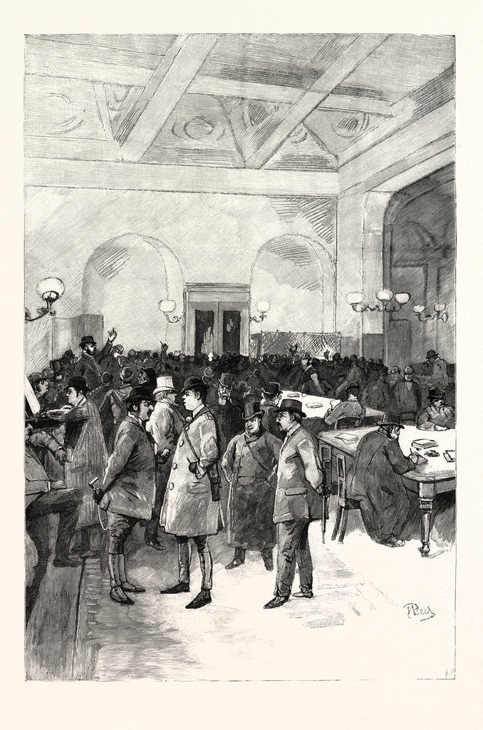 Detail of Newmarket and Its Surroundings: Tattersall's Rooms by Anonymous