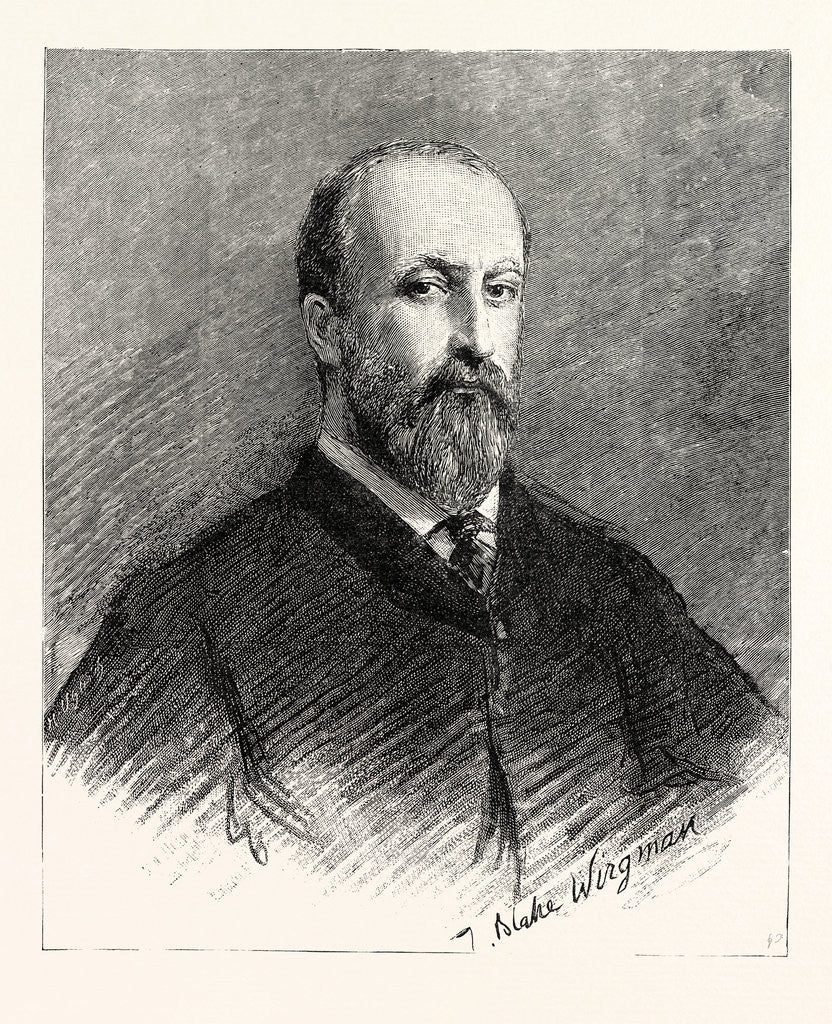 Detail of Mr. Justice Jeune by Anonymous