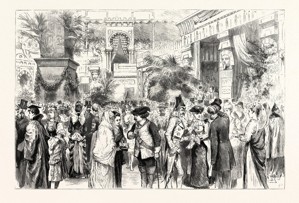 Detail of The Coming Race at the Albert Hall. Bazaar for the Benefit of the West End Hospital and the School of Massage and Electricity by Anonymous