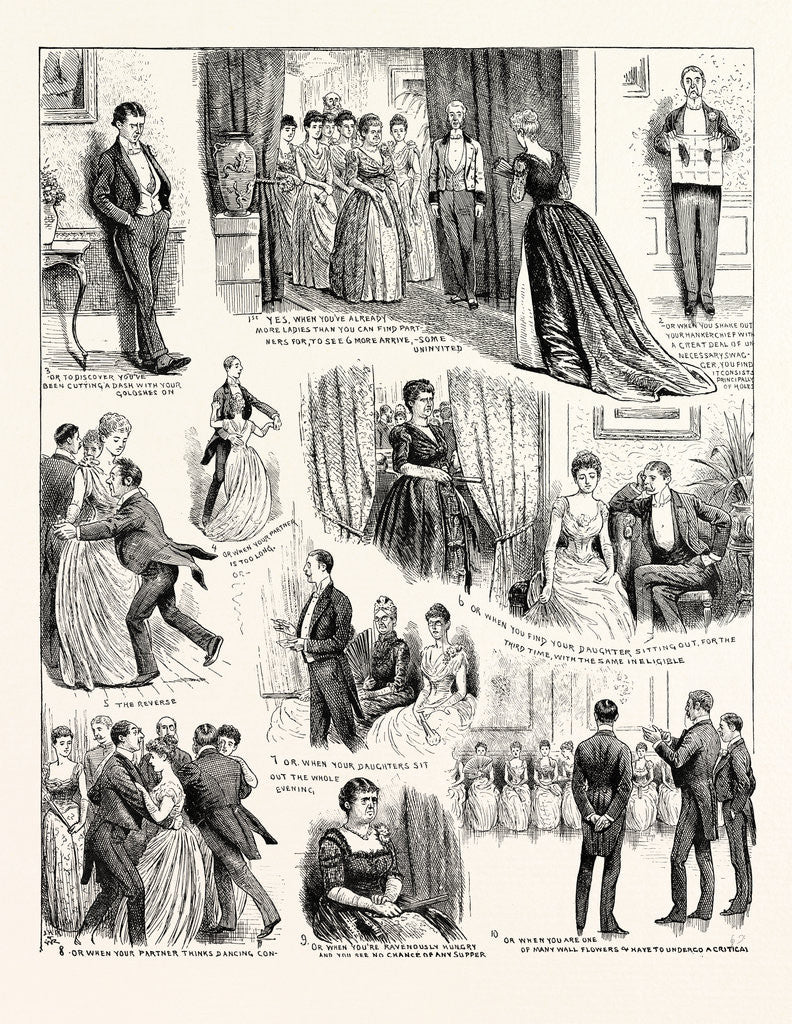 Detail of A Question of the Day: Have Dances Drawbacks? by Anonymous