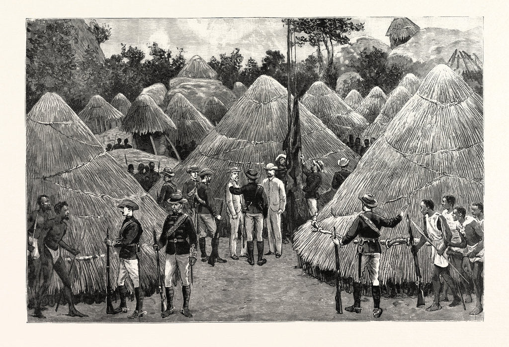 Detail of The Collision Between English and Portuguese in Manicaland: Major Forbes and Ten Troopers Arresting Th Portuguese Colonel Paiva D'Andrade and Capitan Gouveia by Anonymous