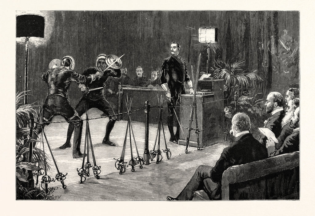 Detail of The Story of Swordsmanship by Captain Egerton Castle at the Lyceum Theatre by Anonymous