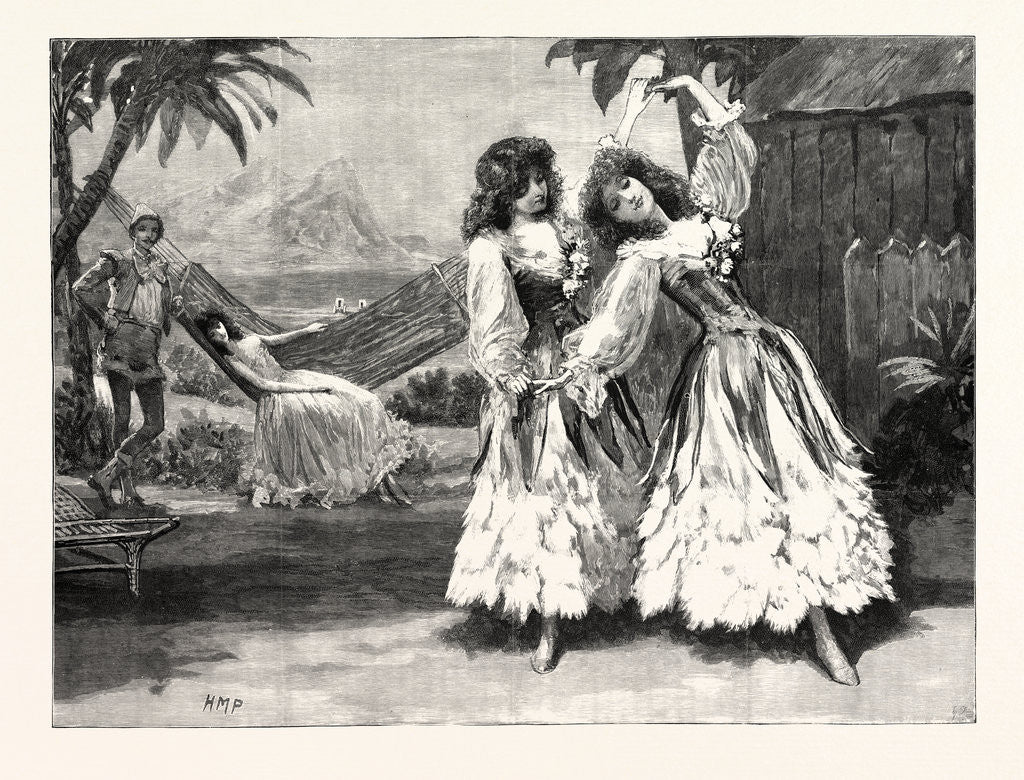 Detail of Robinson Crusoe the Guards' Burlesque at the Chelsea Barracks: The Pas De Deux in the Second Act UK by Anonymous