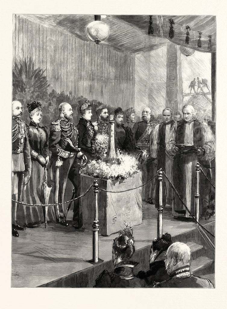 Detail of The Opening of the Royal Naval Exhibition by the Prince and Princess of Wales by Anonymous