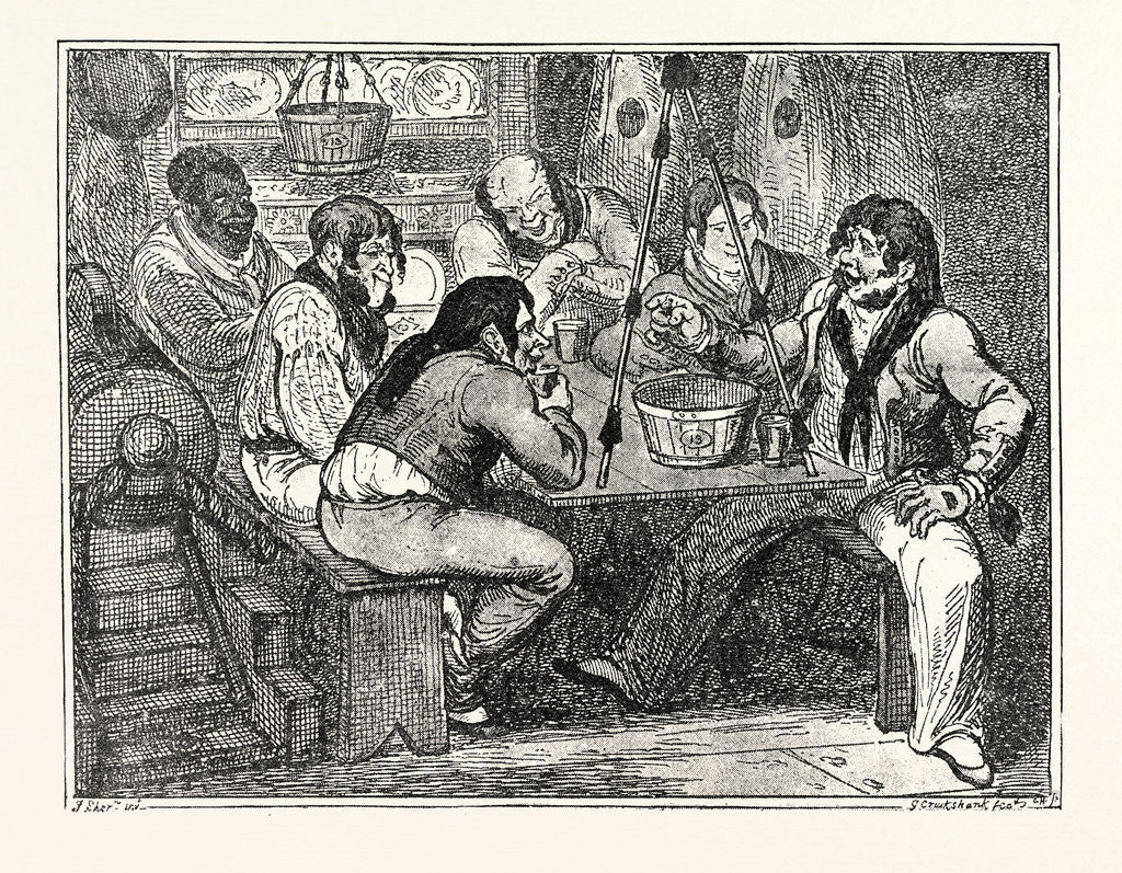 Detail of The Sailor's Description of a Chase and Capture by Anonymous