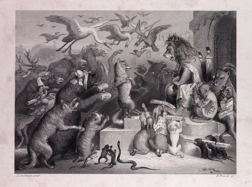 Detail of Reynard's Trial by Anonymous