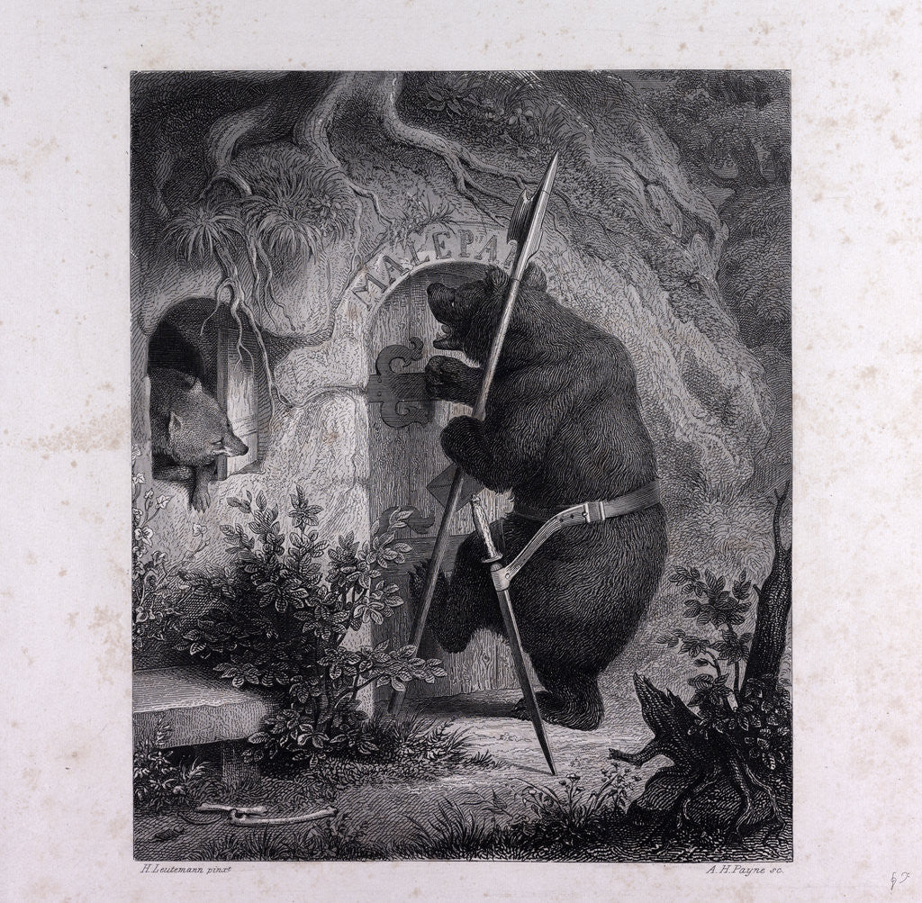 Detail of Bruin As Messenger by Anonymous