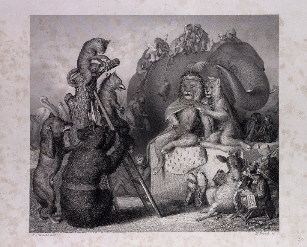 Detail of Reynard at the Place of Execution by Anonymous