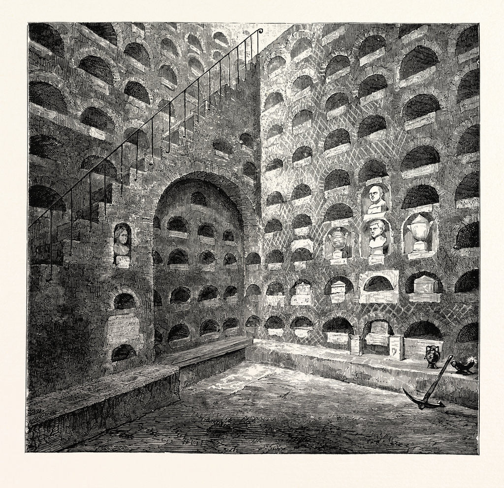 Detail of A Roman Columbarium Rome Italy by Anonymous