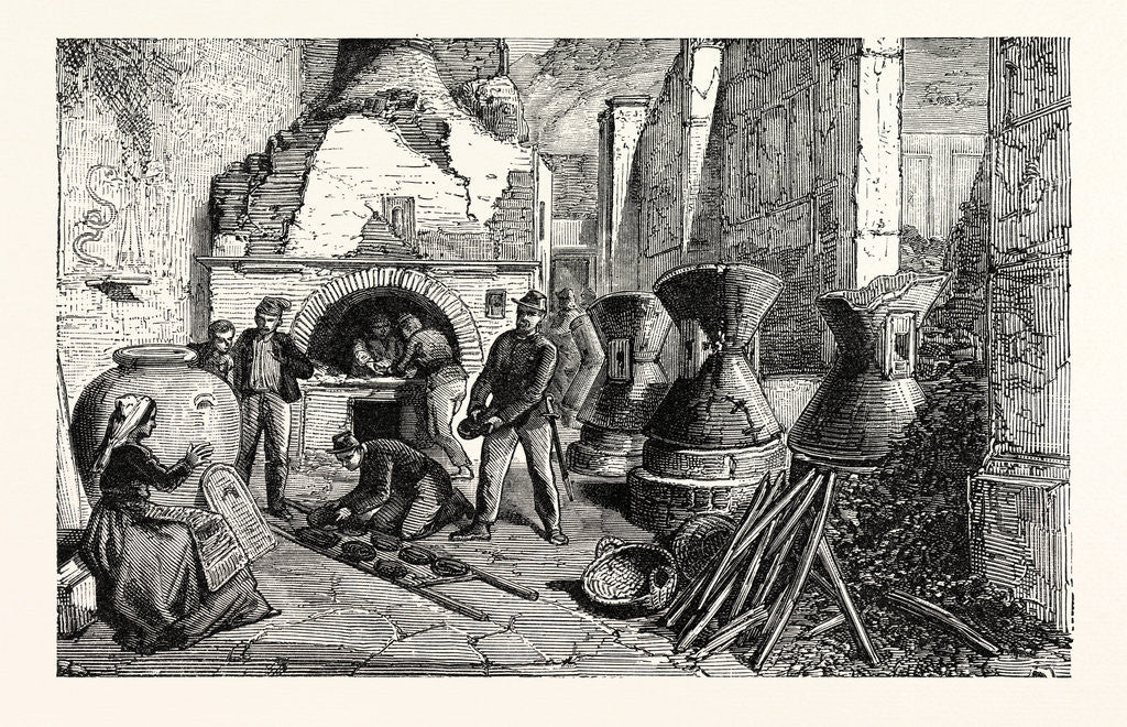 Detail of Baker's Oven Bread and Flour-Mills by Anonymous
