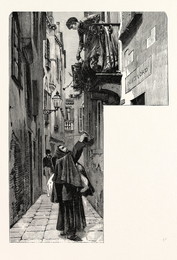 Detail of A Street in Venice by Anonymous