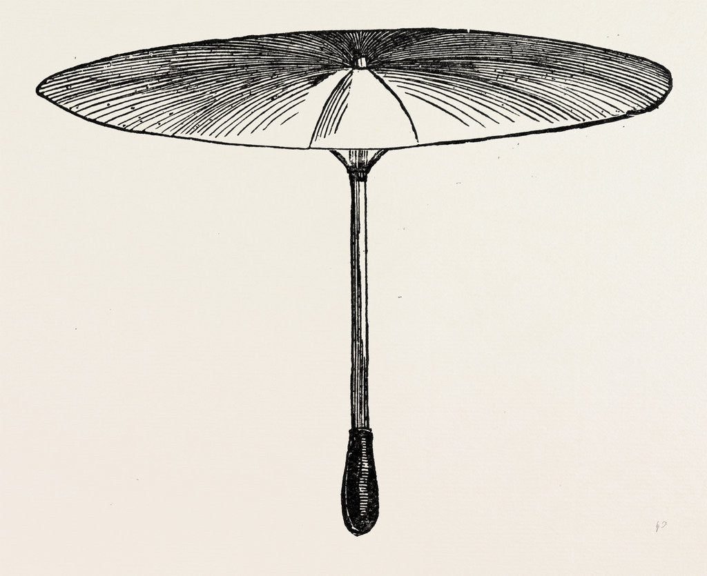 Detail of Umbrella for Hawks. by Anonymous