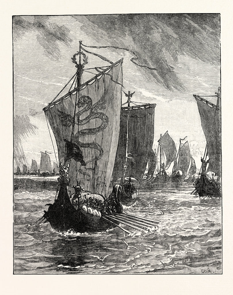 Detail of Anlaff Entering the Humber by Anonymous