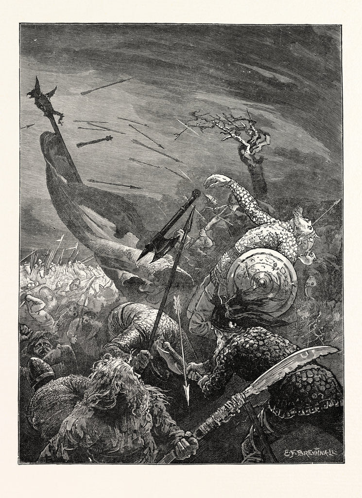 Detail of Death of Harold at the Battle of Hastings by Anonymous