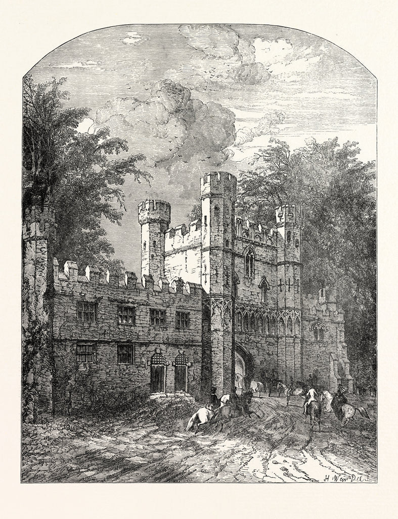 Detail of Gateway of Battle Abbey by Anonymous