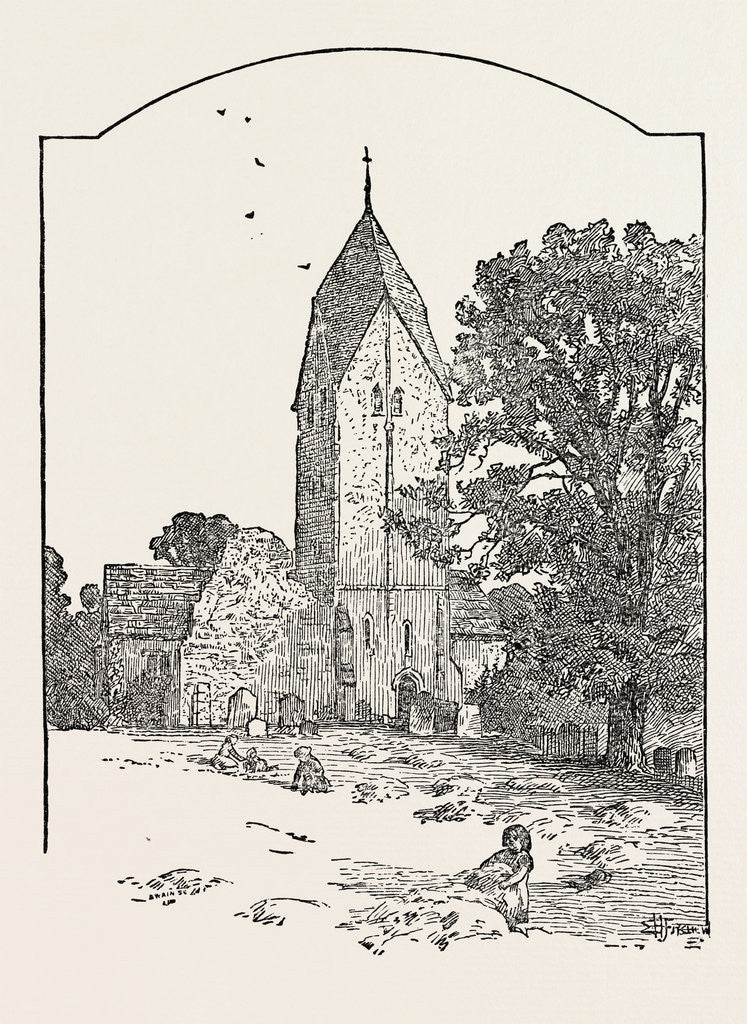 Detail of Tower of Sompting Church by Anonymous