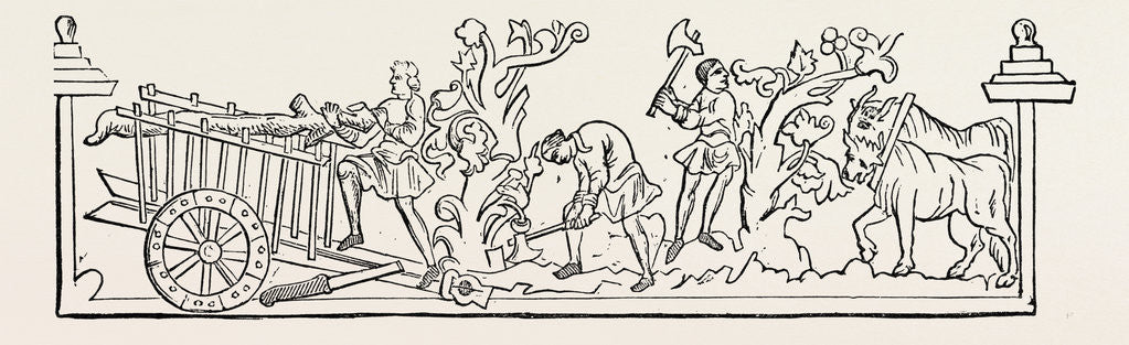 Detail of February by Anonymous