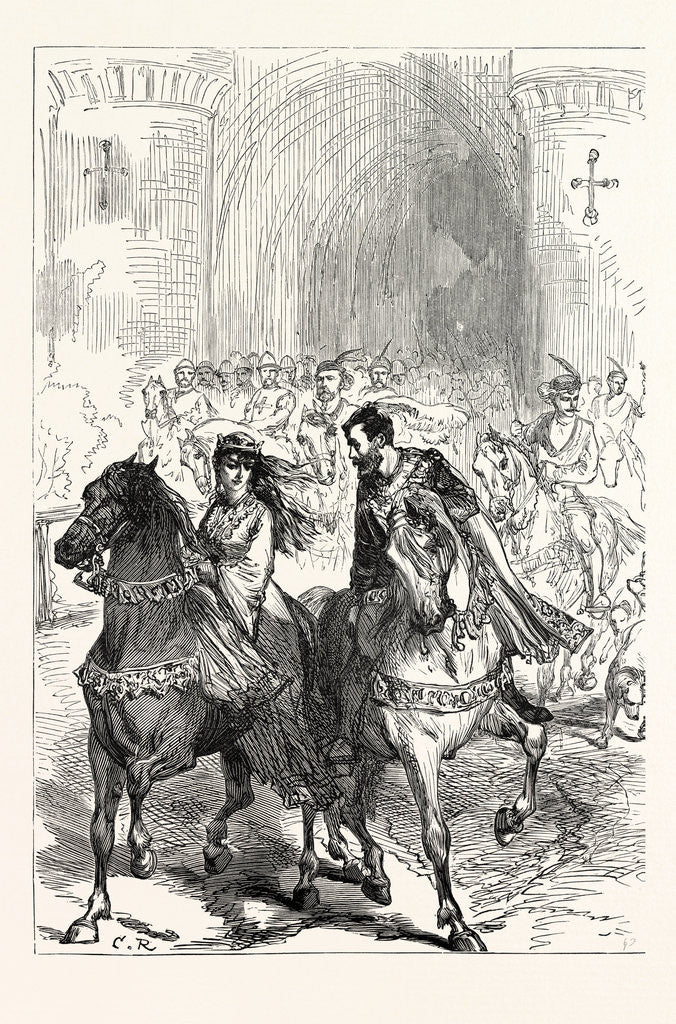 Detail of Robert of Normandy Paying Court to the Lady Sibylla by Anonymous