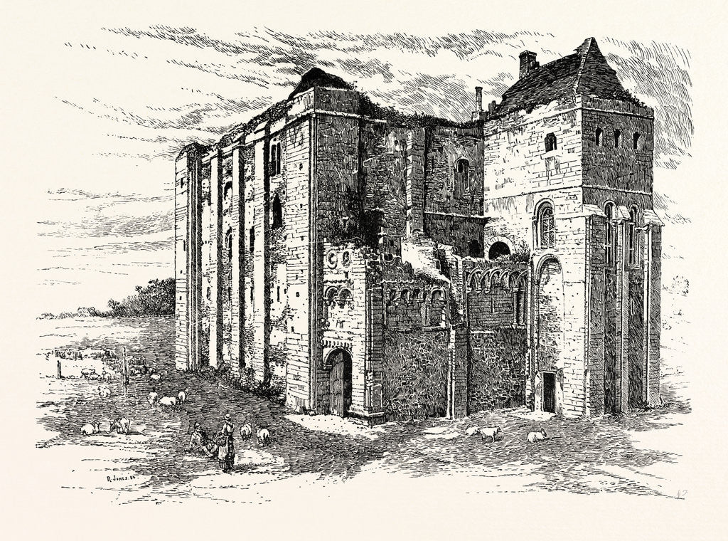 Detail of Castle Rising Norfolk by Anonymous