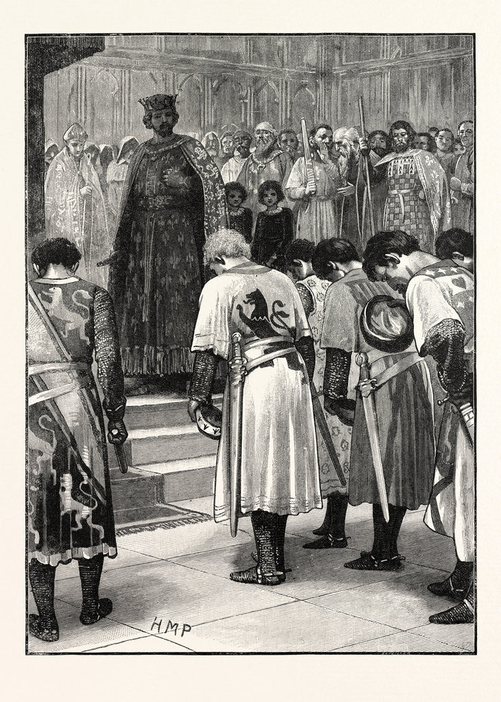 Detail of The Barons Submitting Their Demands to Henry by Anonymous