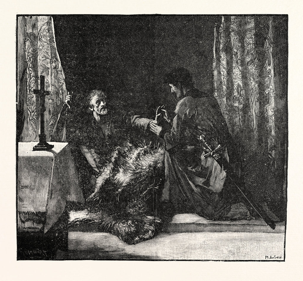 Detail of Robert Bruce's Last Orders to Douglas by Anonymous