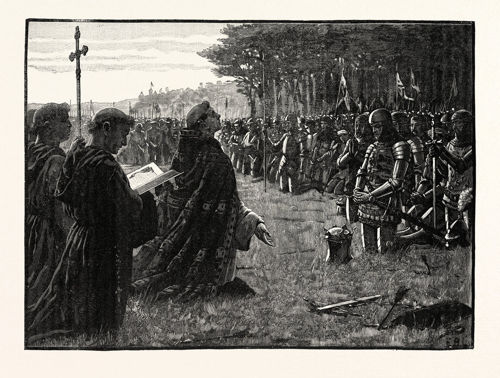 Detail of The Thanksgiving Service on the Field of Agincourt by Anonymous