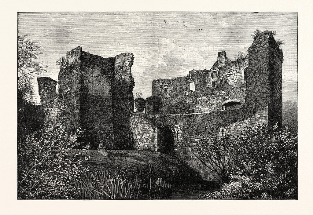 Detail of Rothesay Castle. by Anonymous