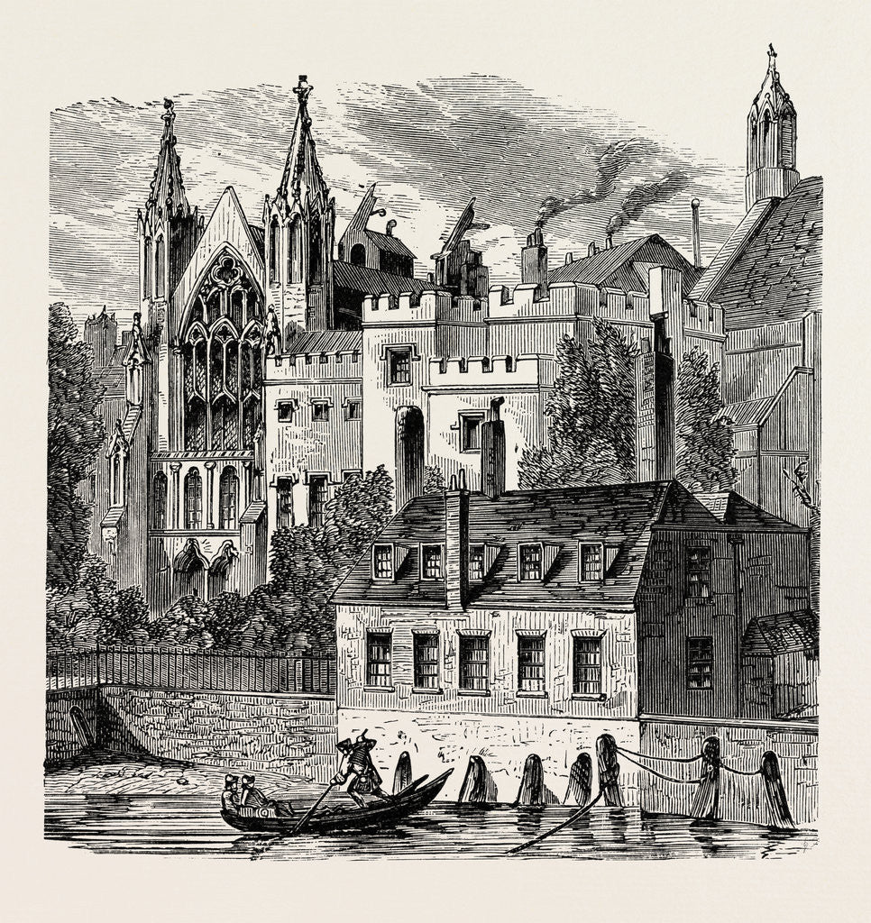 Detail of River Front of the Old House of Peers by Anonymous