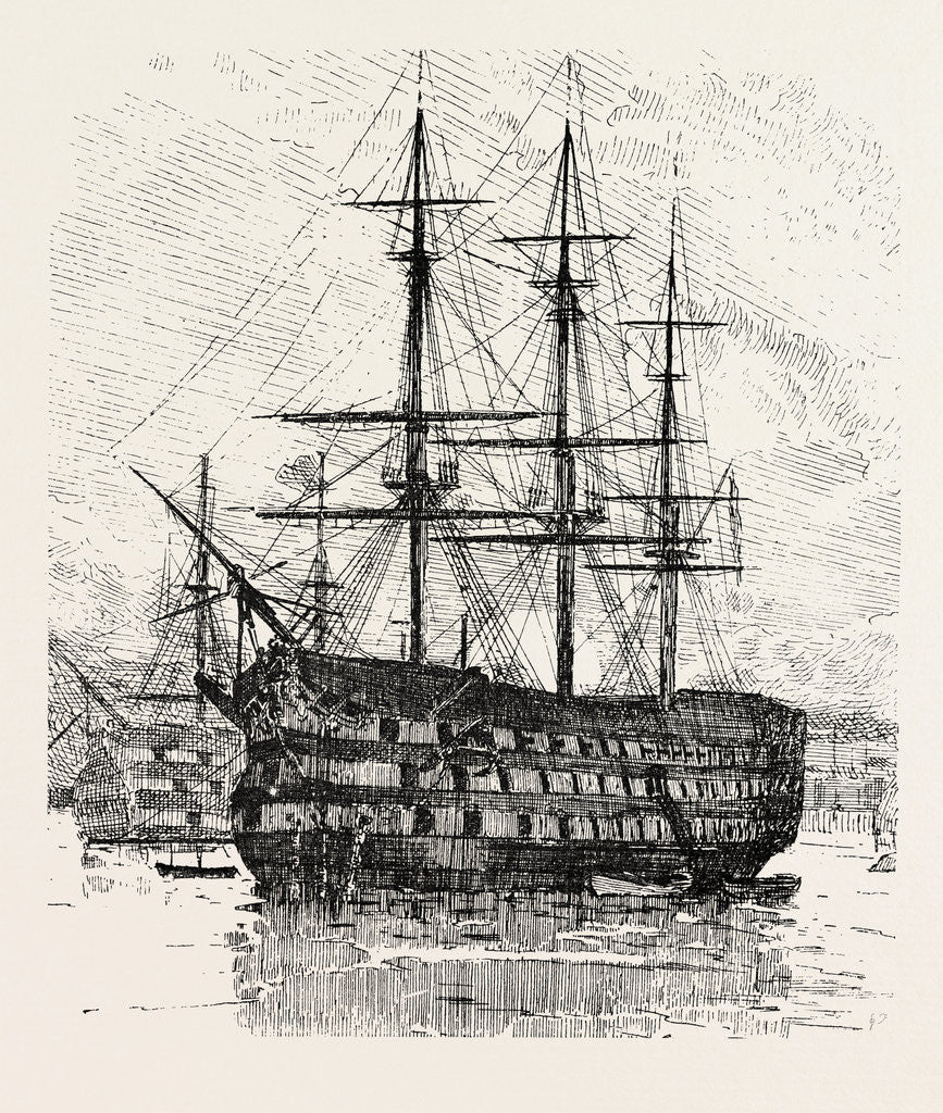 Detail of The War Ship of the Past by Anonymous