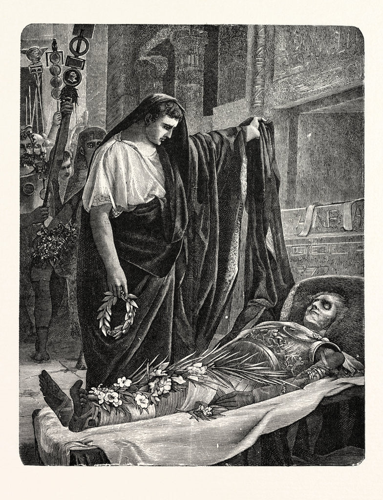 Detail of The Roman Emperor Before the Corpse of Alexander by Anonymous