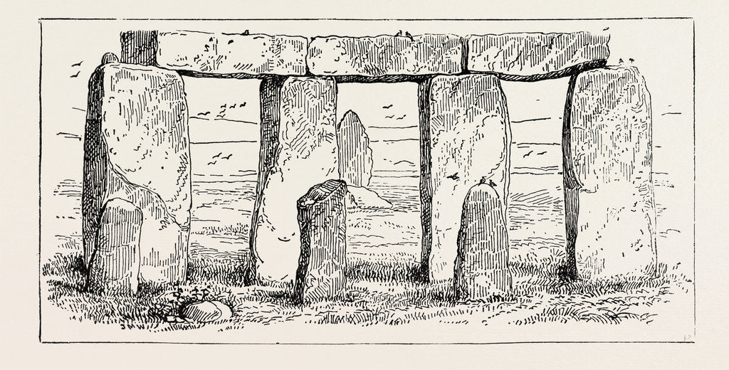 Detail of Remains of a Druidic Temple by Anonymous