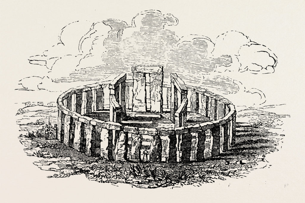 Detail of Stonehenge Restored by Anonymous