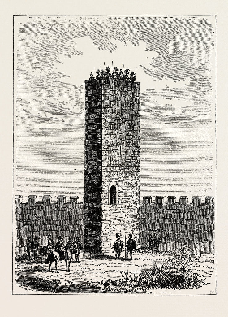 Detail of Roman Watch-Tower. by Anonymous