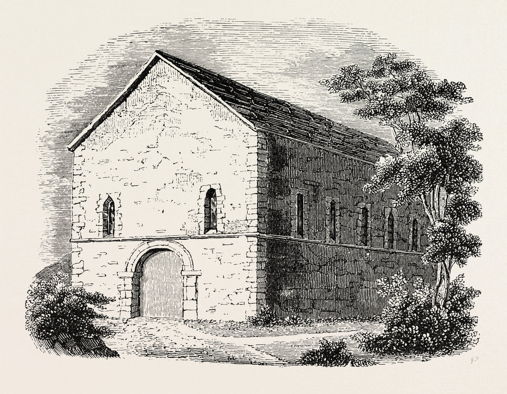 Detail of Saxon Chapel at Kingston Where the Kings Were Crowned. by Anonymous